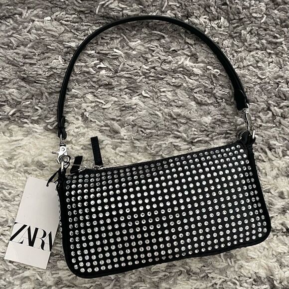 NWT Zara Sparkly Shoulder Bag - Picture 1 of 11